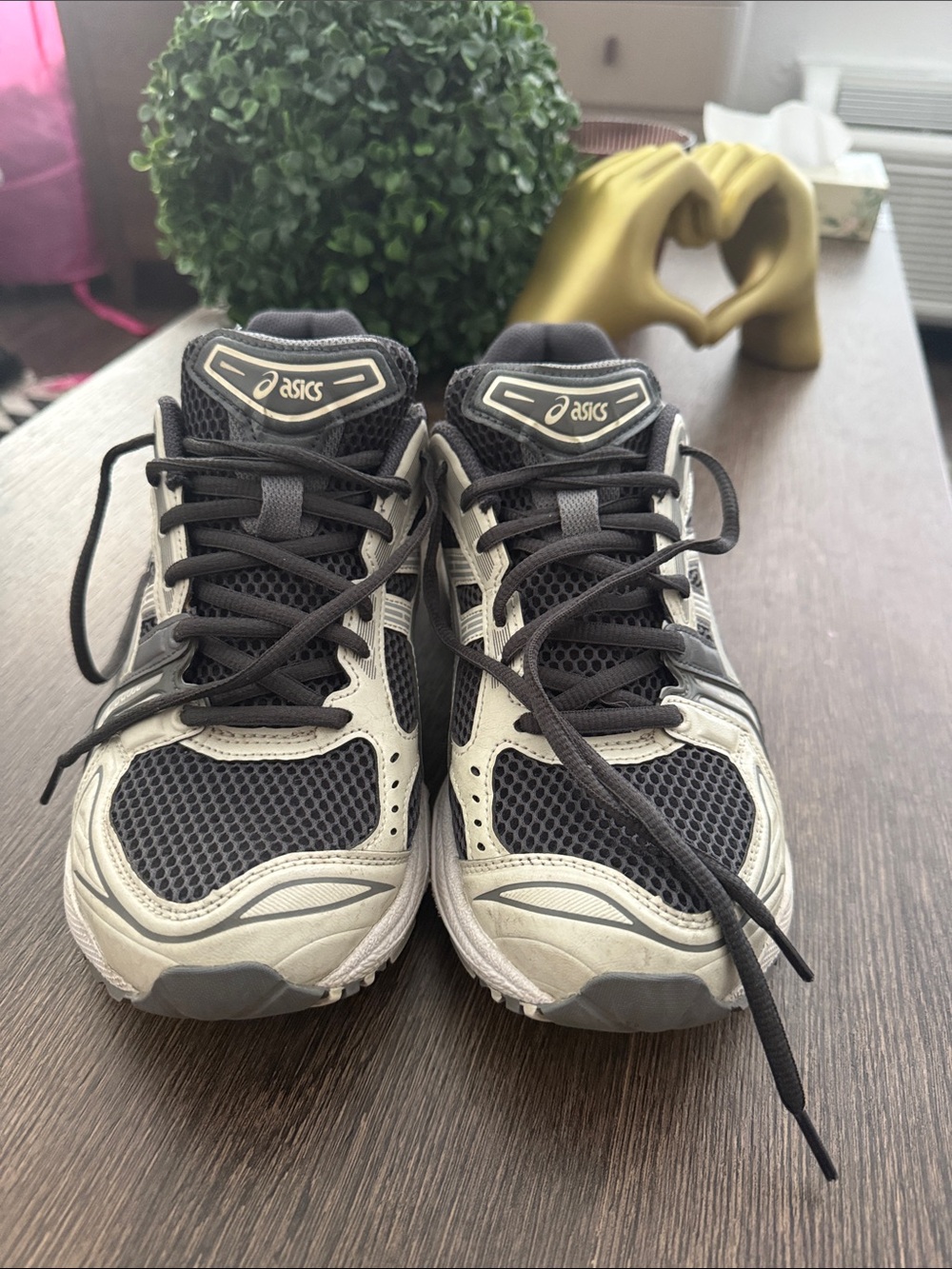 ASICS Men's Athletic Running Shoes - Black & Gray